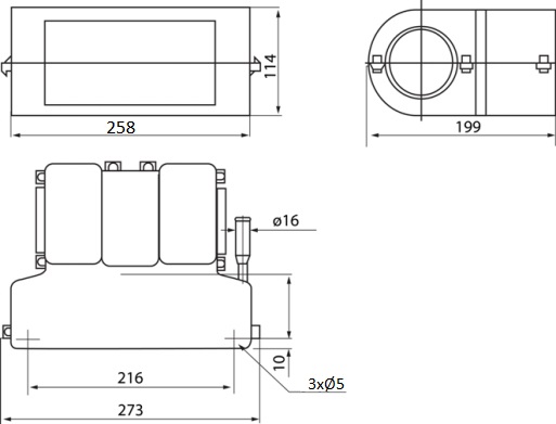 Cabinekachel 24 Volt